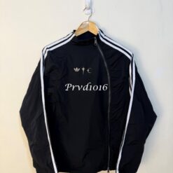 實拍免運 Adidas Originals x Thug Club TC 聯名款 側拉鍊 立領風衣外套 男款 黑色 灰色 潮流 街頭 穿搭 戶外：圖片 7