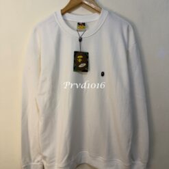 實拍免運 A BATHING APE BAPE 經典小猿人頭 刺繡標 重磅大學T 長袖T恤 美式街頭 潮流穿搭 男款：圖片 6