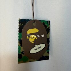實拍免運 A BATHING APE BAPE 經典小猿人頭 刺繡標 重磅大學T 長袖T恤 美式街頭 潮流穿搭 男款：圖片 8