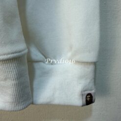 實拍免運 A BATHING APE BAPE 經典小猿人頭 刺繡標 重磅大學T 長袖T恤 美式街頭 潮流穿搭 男款：圖片 13