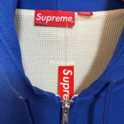 實拍免運 Supreme Arc Thermal Lined Zip Up Hooded Sweatshirt 弧形字母 反光 Logo 華夫格內裡 重磅連帽外套 頂級潮流 美式街頭 穿搭 男款：圖片 8