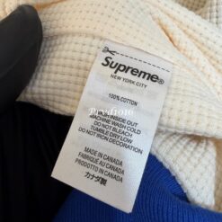 實拍免運 Supreme Arc Thermal Lined Zip Up Hooded Sweatshirt 弧形字母 反光 Logo 華夫格內裡 重磅連帽外套 頂級潮流 美式街頭 穿搭 男款：圖片 15