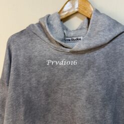 實拍免運 Acne Studios 1996 字母印花 手工噴砂做舊 質感連帽T恤 慵懶風 美式街頭 潮流穿搭 男女同款：圖片 14
