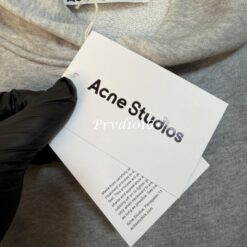 實拍免運 Acne Studios 1996 字母印花 手工噴砂做舊 質感連帽T恤 慵懶風 美式街頭 潮流穿搭 男女同款：圖片 16