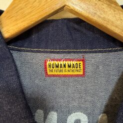 實拍免運 HUMAN MADE x Pokemon 皮卡丘 聯名款 刺繡工裝 丹寧外套 美式復古 潮流穿搭 男女同款:圖片 9