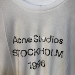 實拍免運 Acne Studios Stockholm 1996 復古刷舊長袖T恤 長袖上衣 潮流 穿搭 街頭男女質感：圖片 6