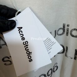 實拍免運 Acne Studios Stockholm 1996 復古刷舊長袖T恤 長袖上衣 潮流 穿搭 街頭男女質感：圖片 9
