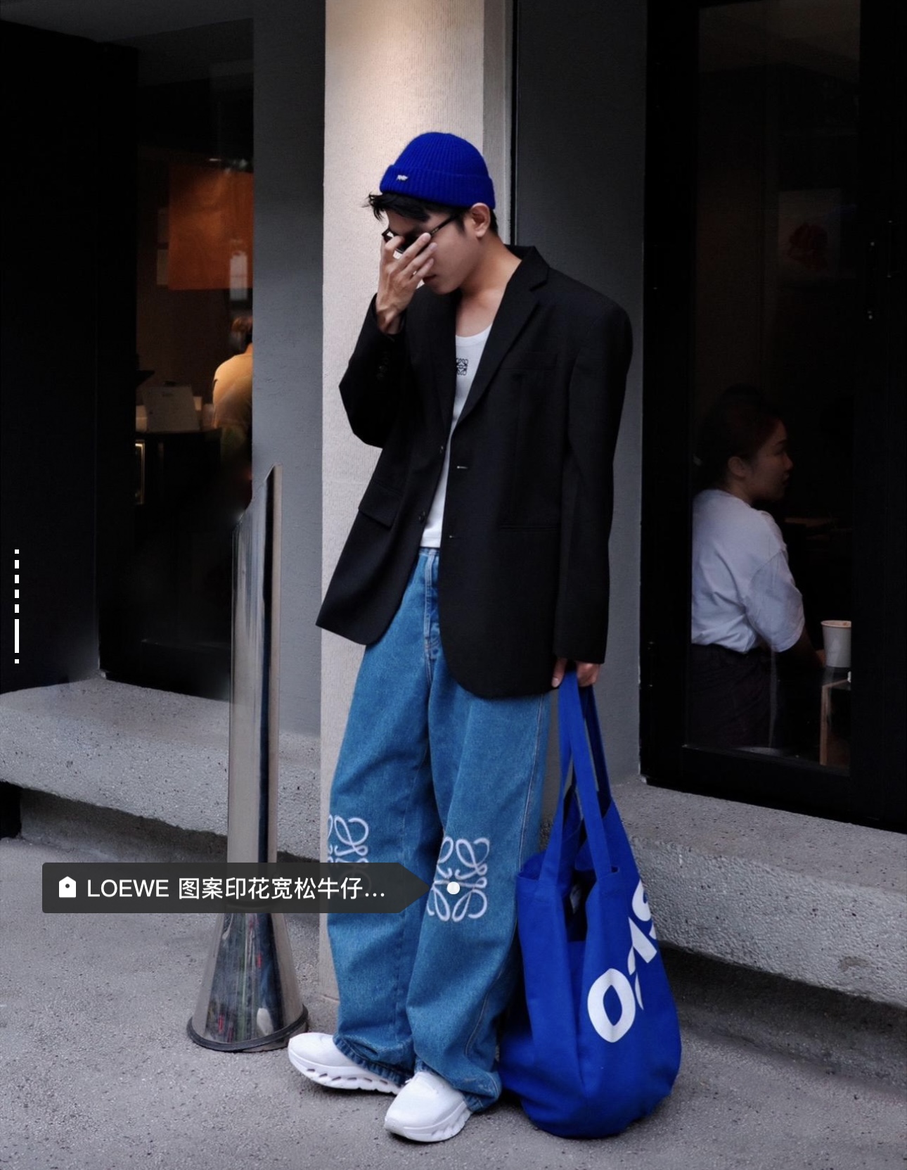 (現貨專區)實拍免運 LOEWE x ON Cloudtilt 聯名款 瑞士機能 經典緩震輕量休閒鞋 運動鞋 慢跑鞋 城市探索 白色:圖片 3