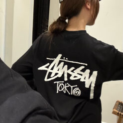 (現貨專區)實拍免運 Stussy TOKYO 東京限定 經典簽名 Logo 字母 長袖T恤 長T 潮流男女同款 黑色:圖片 11