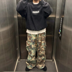實拍免運 Supreme 25FW Washed Box Logo Crewneck 水洗 經典 盒標 衛衣 長袖大學T 男女同款 黑灰白紅深藍：圖片 7