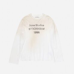實拍免運 Acne Studios Stockholm 1996 復古刷舊長袖T恤 長袖上衣 潮流 穿搭 街頭男女質感：圖片 3