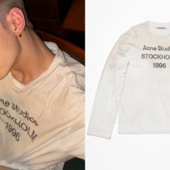 實拍免運 Acne Studios Stockholm 1996 復古刷舊長袖T恤 長袖上衣 潮流 穿搭 街頭男女質感