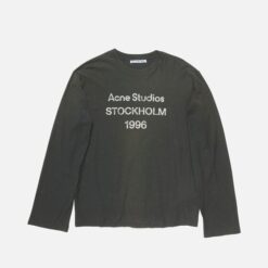 實拍免運 Acne Studios Stockholm 1996 復古刷舊長袖T恤 長袖上衣 潮流 穿搭 街頭男女質感：圖片 4