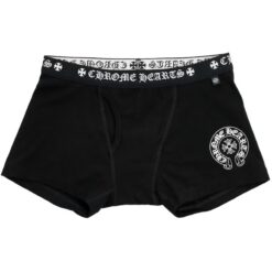 實拍免運 Chrome Hearts 克羅心 經典字母腰頭 交叉馬蹄印花 潮流平口褲 內褲 男生 質感內著